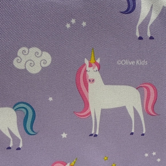 Olive Kids Purple Unicorn Backpack - Picture 2 of 7